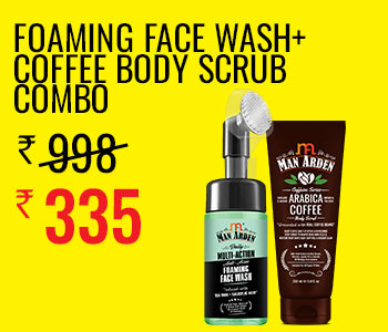 Daily Multi-Action Anti - Acne Foaming Face Wash 120ml + Caffeine Series Arabica Coffee Body Scrub 200ml