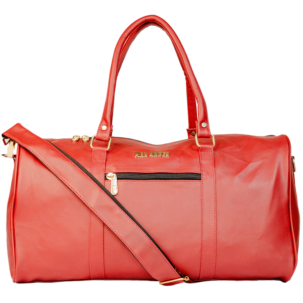 The Regal Red" PVC Leather Barrel Style (Red)