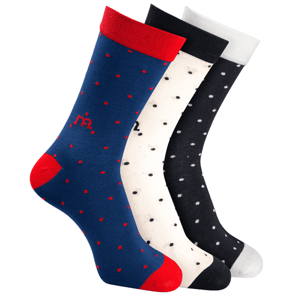 Pretty Polka Socks Designer Edition Regular Length Socks