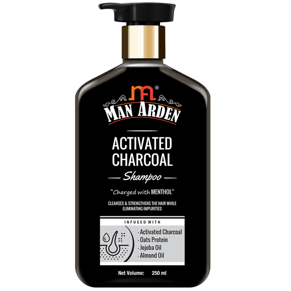 Activated Charcoal Shampoo With Menthol, 250ml