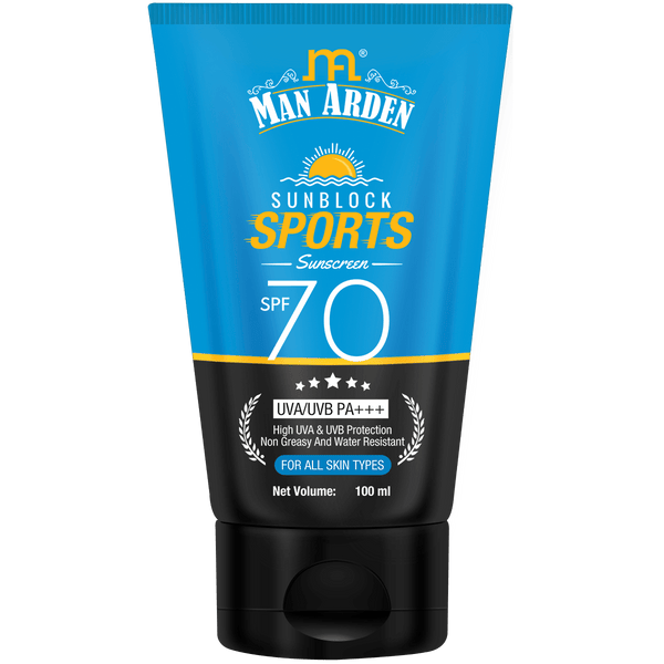 Sunblock Sports Sunscreen SPF 70 UVA/UVB PA+++, 100ml