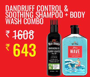 Blue Wave Luxury Body Wash , 250ml + Bhringraj & Curry Leaves Hair Oil, 100 ml