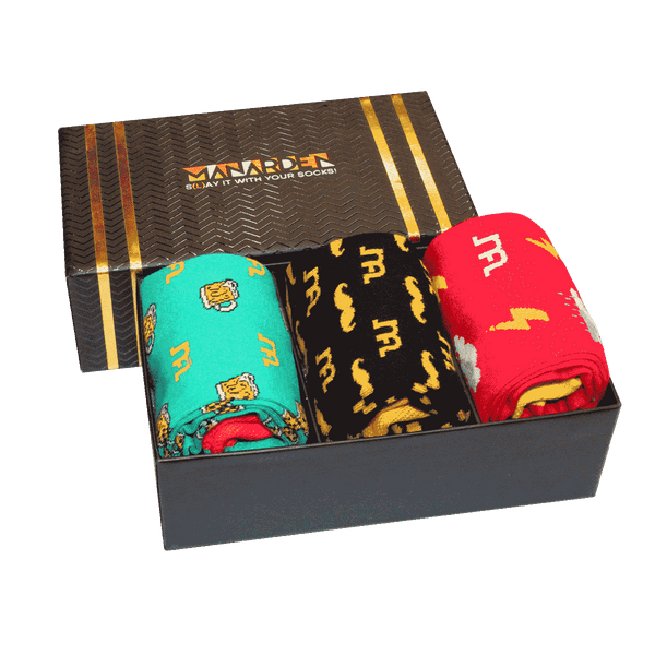 The Vibe Tribe Collection Socks Designer, Regular Length