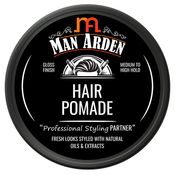 Hair Pomade, Gloss Finish, Medium to High Hold, 50gm