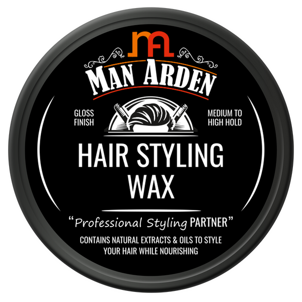 Hair Styling Wax, Gloss Finish, Medium to High Hold, 50 gm