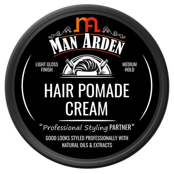 Hair Pomade Cream, Light Gloss Finish, Medium Hold, 50 gm