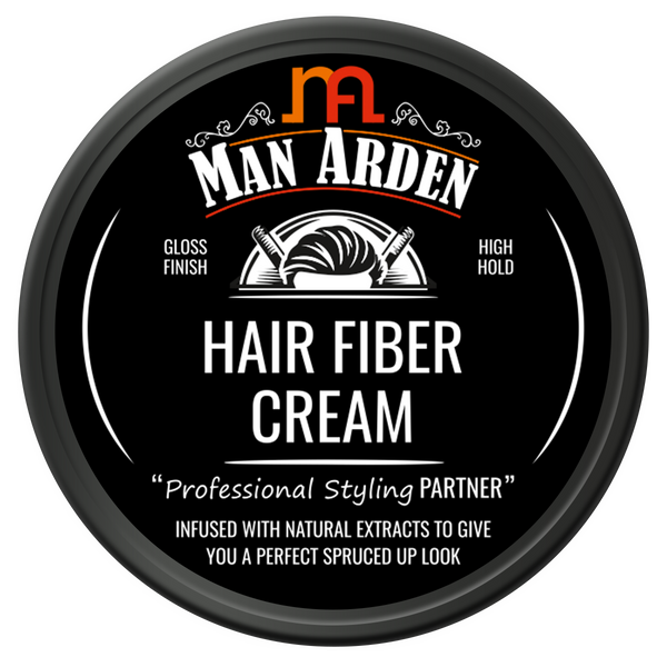 Hair Fiber Cream, Gloss Finish, High Hold, 50 gm