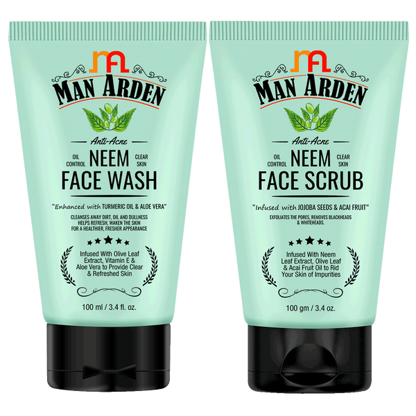 Anti Acne Neem Face Wash 100ml + Face Scrub 100g