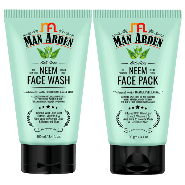 Anti Acne Neem Face Wash 100ml + Face Pack 100g