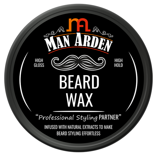 Beard Wax, High Gloss, High Hold, 50 gm