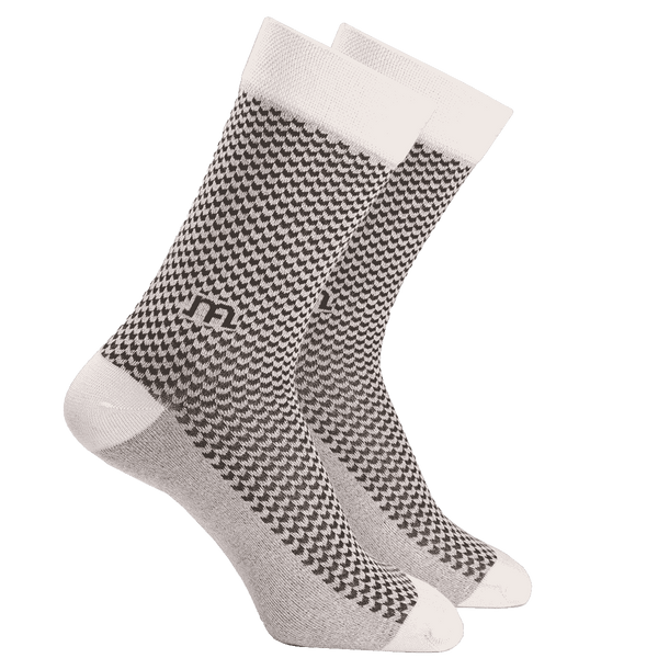 Cambridge Clue Edition, White and Gray Designer Socks