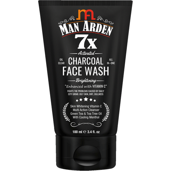 7X Activated Charcoal Face Wash Brightening, 100ml