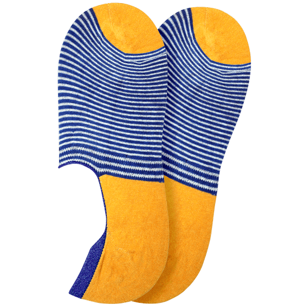 The Sweden Wave Edition Designer No Show Loafer Socks