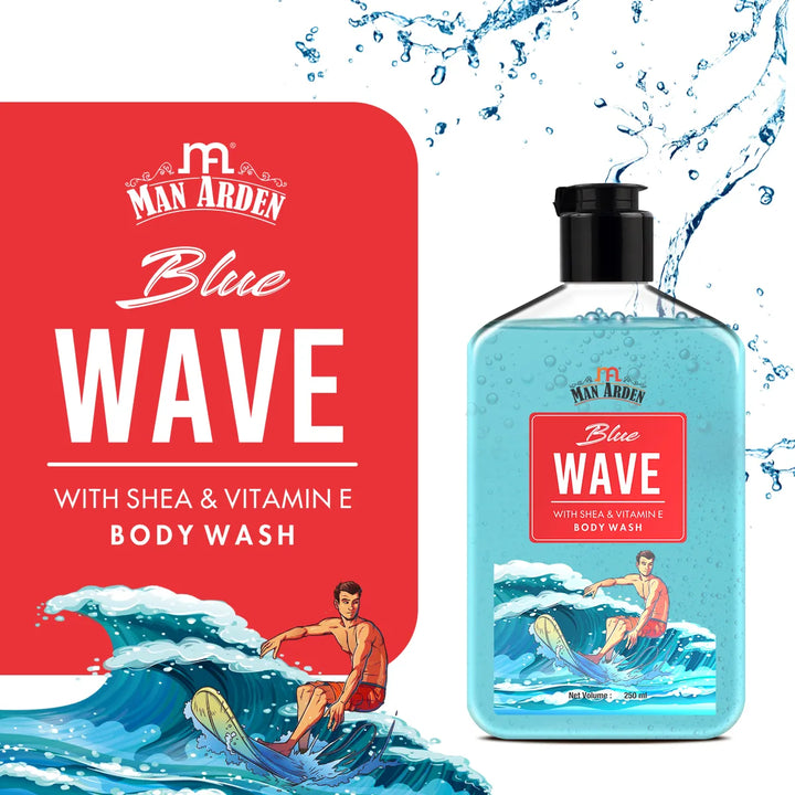 Blue Wave Rinse Blue Wave Luxury Body Wash, 250ml – Manarden