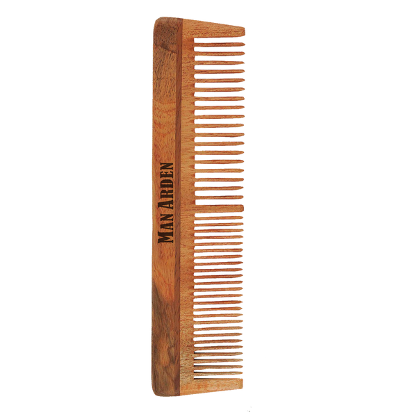 Natural Kacchi Neem Wood Hair Comb