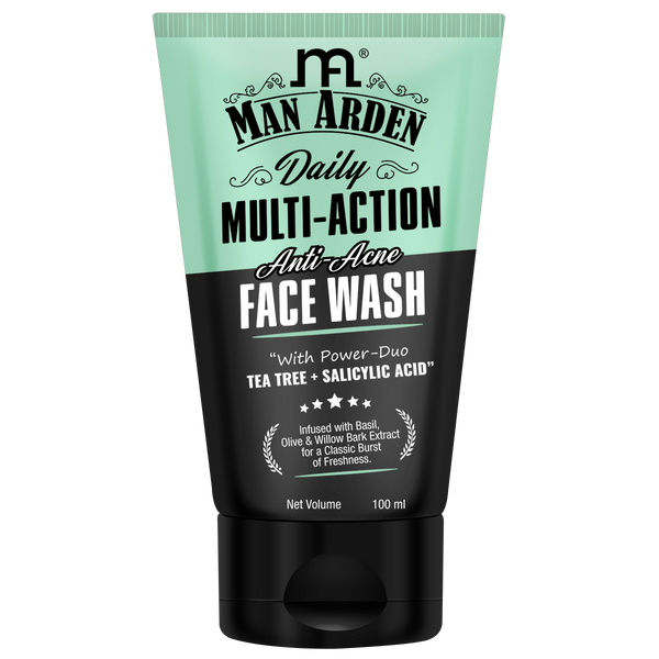 Daily Multi-Action Anti Acne Tea Tree + Salicylic Acid Face Wash, 100ml