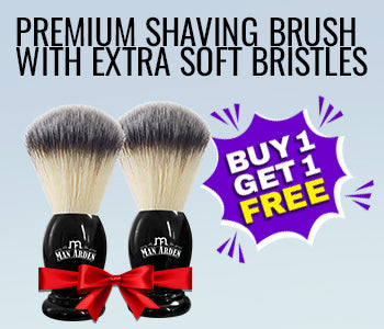 Premium Shaving Brush With Extra Soft Bristles, Pack of 2