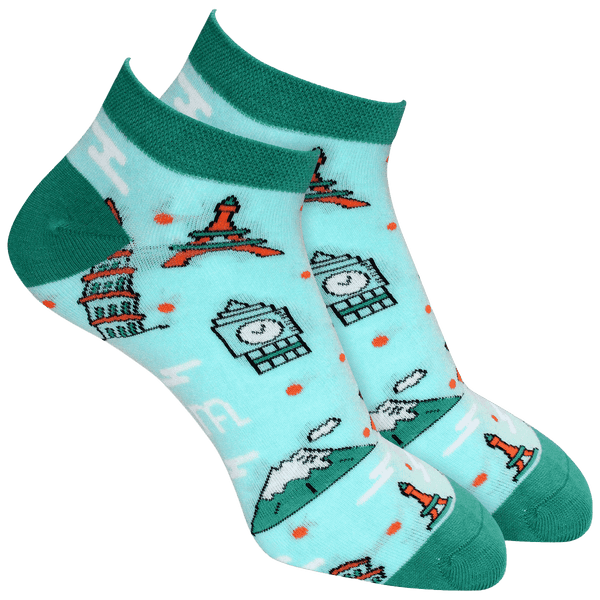 Voyage Wanderlust Edition Designer Ankle Length Socks