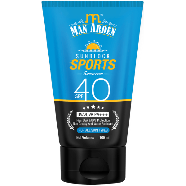 Sunblock Sports Sunscreen SPF 40 UVA/UVB PA+++, 100ml